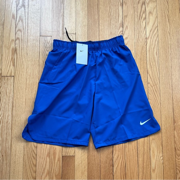 Nike Shorts Nwt Nike Mens Drifit Shorts Swoosh Logo Small Blue
